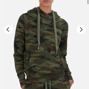 NSF x soul cycle camo hoodie size small.
